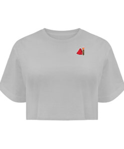 Redstone Shirt - Boyfriend Organic Crop Top-6961