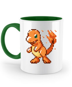 Lizard Fire - Enamel mug-30