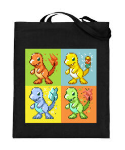 Lizard Elementals - cotton bag-16