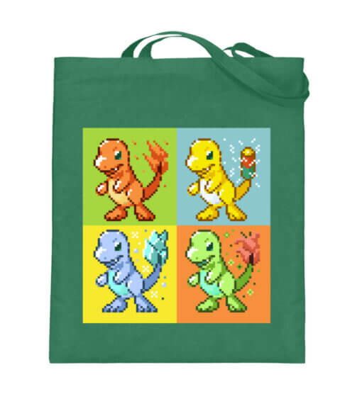 Lizard Elementals - cotton bag-5741