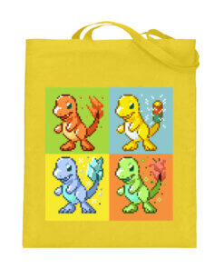 Lizard Elementals - cotton bag-5766