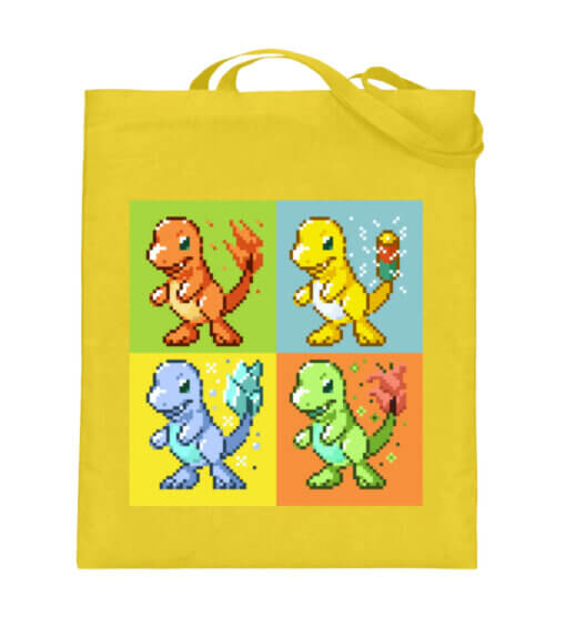 Lizard Elementals - cotton bag-5766