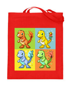 Lizard Elementals - cotton bag-5761