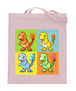 Lizard Elementals - cotton bag-5749