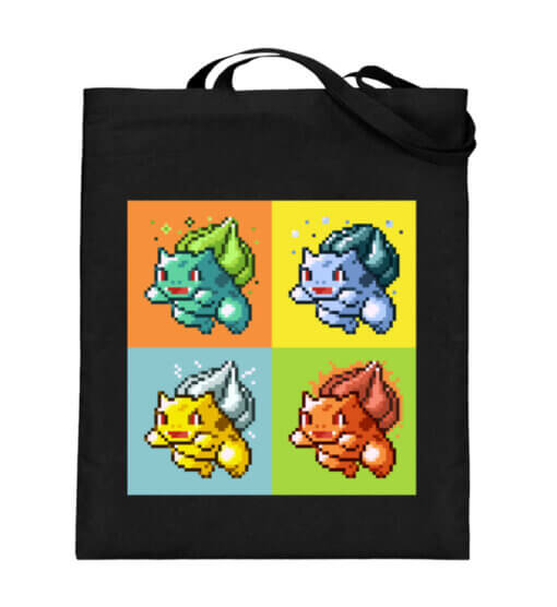Frog Elementals - cotton bag-16