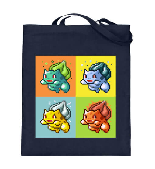 Frog Elementals - cotton bag-5743