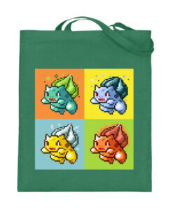 Frog Elementals - cotton bag-5741