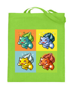 Frog Elementals - cotton bag-5753