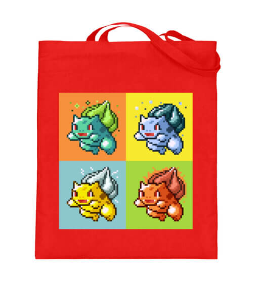 Frog Elementals - cotton bag-5761
